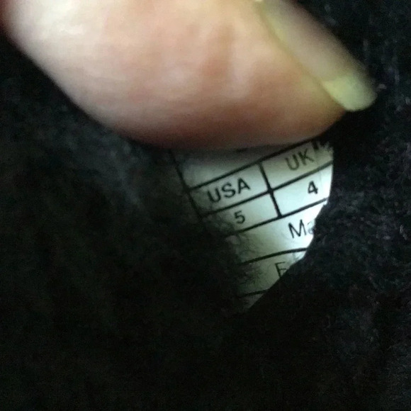 Ugg Classic tall boots black suede fleece lined Size 5 - Picture 6 of 7